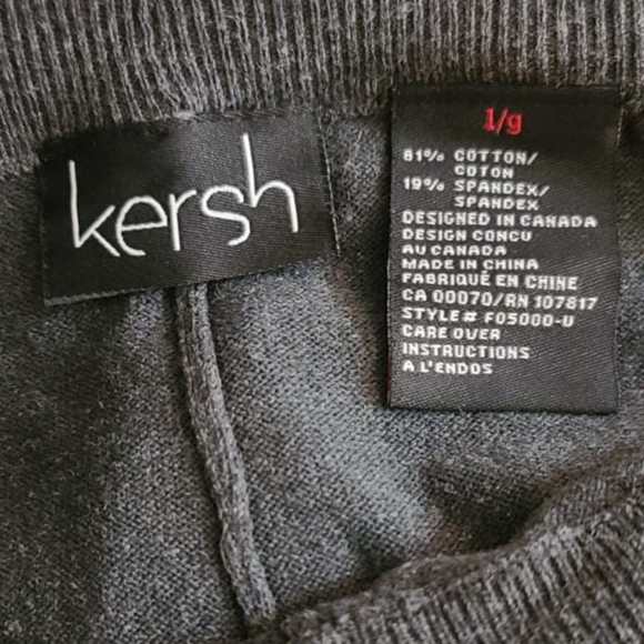 NWOT ☆ Kersh 'Sweater Pants' w/ Button Detail - Picture 5 of 5